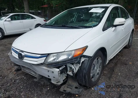 2012 Honda Civic Hybrid z USA, uszkodzony, nr VIN JHMFB4F21CS002478